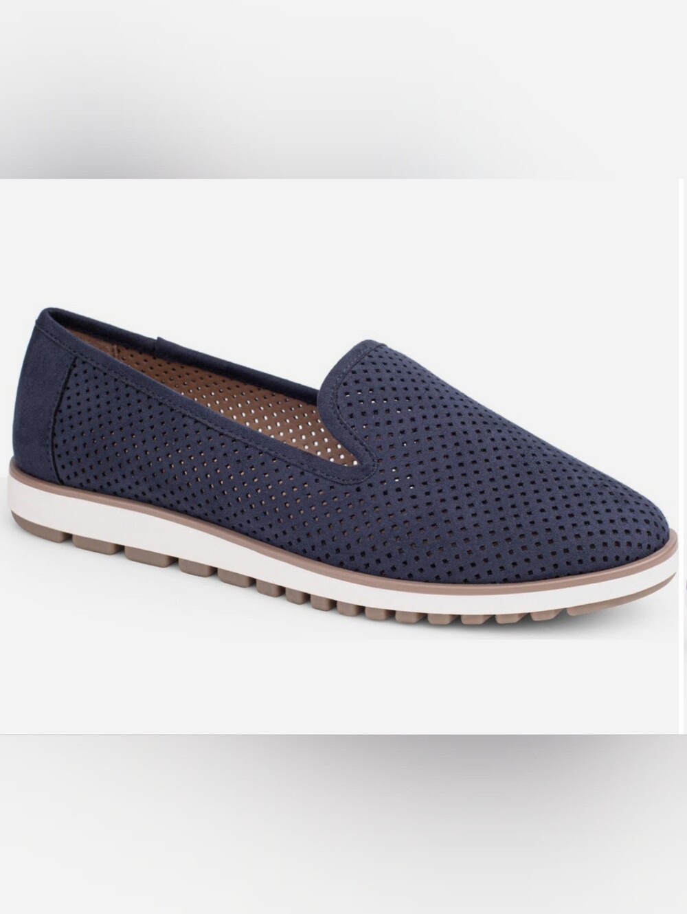Me Too Bonni Navy Slip-On Loafer for Women